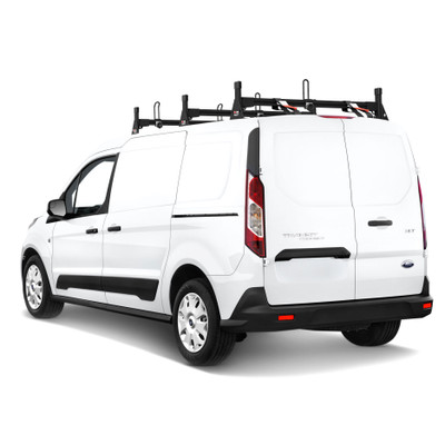 H1 Ladder Roof Rack for Ford Transit Connect 2014-On - Black