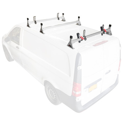 H1 Ladder Roof Rack for Mercedes Benz Metris 2016-On - Stainless Steel