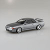 Aoshima 1/32 Scale Snap Kit #14-SP4 Nissan R32 Skyline GT-R Custom Wheels Spark Silver Model Kit