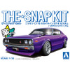 Aoshima 1/32 Scale Snap Kit #18-SP3 Nissan C110 Skyline GT-R Custom Metallic Purple Model Kit