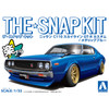 Aoshima 1/32 Scale Snap Kit #18-SP4 Nissan C110 Skyline GT-R Custom Metallic Blue Model Kit