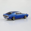 Aoshima 1/32 Scale Snap Kit #18-SP4 Nissan C110 Skyline GT-R Custom Metallic Blue Model Kit