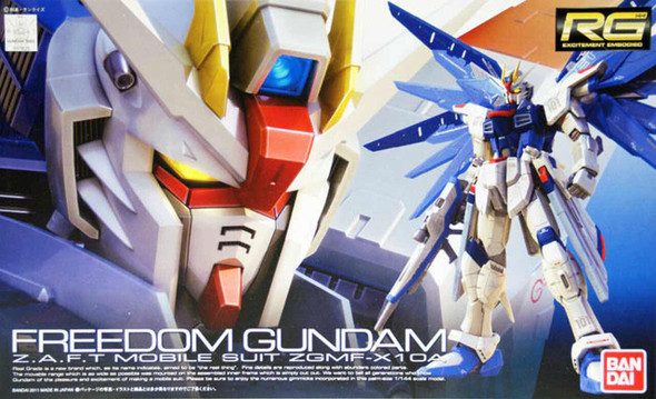 Bandai Gundam SEED RG Freedom Gundam 1/144 Scale Model Kit