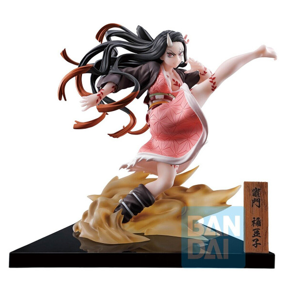 Bandai Demon Slayer Nezuko Kamado Demon Form Advancing Version The City Where Demons Dwell Ichibansho Figure