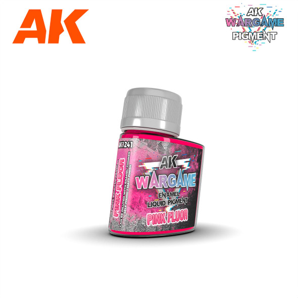 AK Interactive Wargame Enamel Liquid Pigment - Fluorescent Pink 35ml