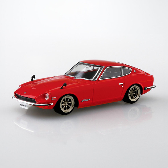 Aoshima 1/32 Scale Snap Kit #13-SP1 Nissan S30 Fairlady Z Custom Wheel Red Model Kit