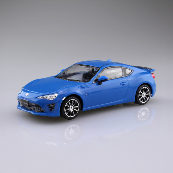 Aoshima 1/32 Scale Snap Kit #03-E Toyota 86 Bright Blue Model Kit