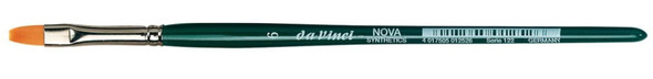 Da Vinci Nova 122 Brush - Flat Tip, Short Handle, Size 6