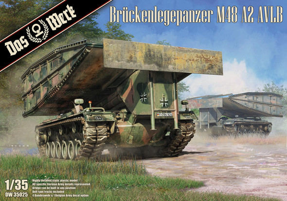 Das Werk 1/35 Scale Bruckenlegepanzer M48 A2 AVLB Model Kit