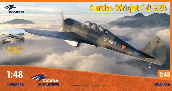 Dora Wings 1/48 Scale Curtiss-Wright CW-22B/ Kepricc- Paitr CB-22B Model Kit