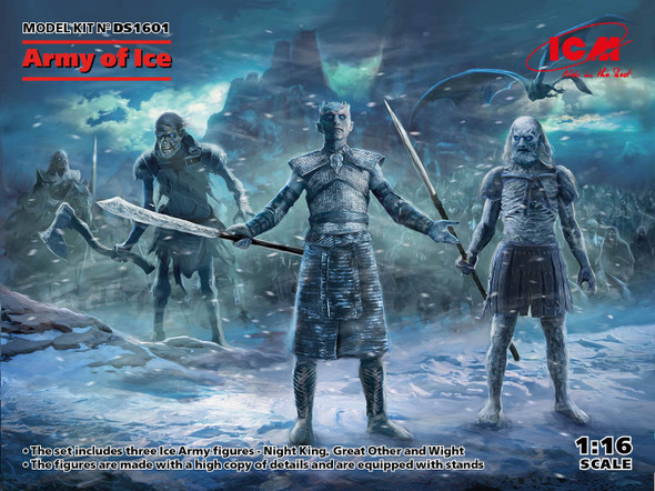 ICM 1/16 Army of Ice (Night King, Great Other, Wight)