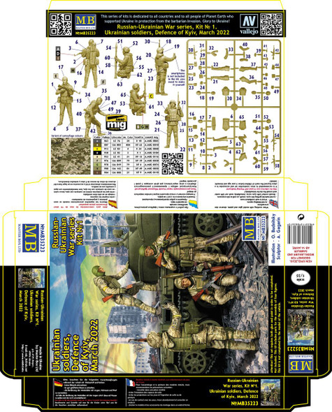 Master Box 1/35 Russian-Ukrainian War series Defence of Kyiv, March?2022. Trophy. Kit No.1