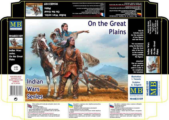 MASTER BOX 1/35 Indian Wars Series. On the Great Plains