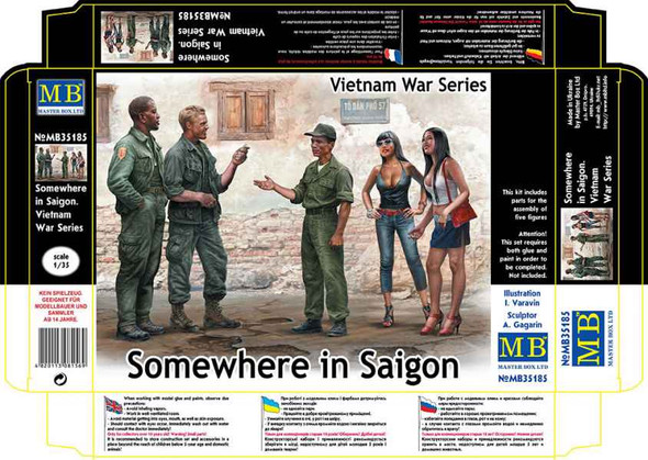 MASTER BOX 1/35 Somewhere in Saigon, Vietnam War Series