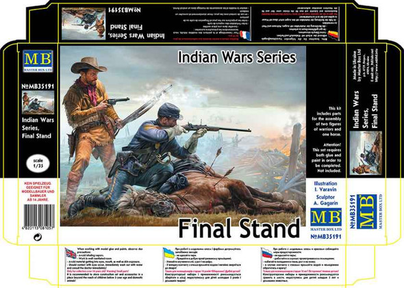 MASTER BOX 1/35 Indian Wars Series, Final Stand