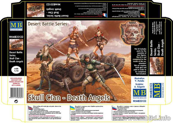 MASTER BOX 1/35 Desert Battle Series, Skull Clan - Death Angels