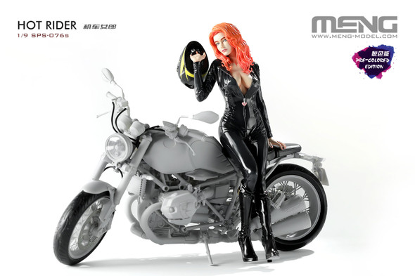 Meng 1/9 Hot Rider (Resin) (Pre-colored Edition, Assembled Figure)