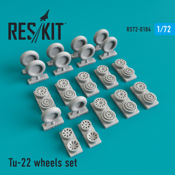 Res/Kit 1/72 Scale Tu-22 Wheel Set