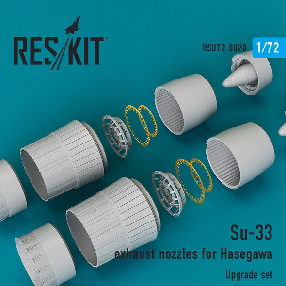 Res/Kit 1/72 Scale Su-33 Exhaust Nozzles for Hasegawa Kits