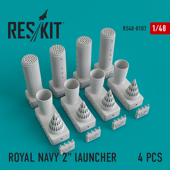 Res/Kit 1/48 Scale Royal Navy 2 Launcher Phantom, Harrier, Sea Vixen, Buccaneer