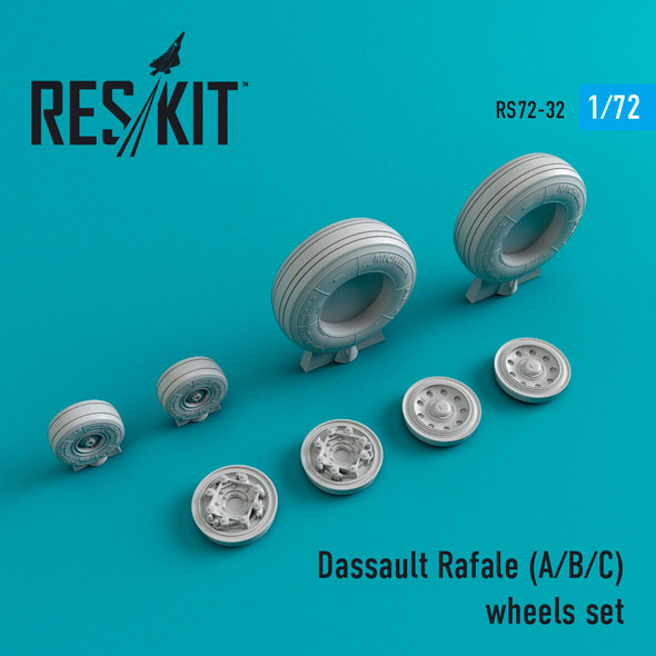 Res/Kit 1/48 Scale Dassault Rafale A/B/C Wheel Set