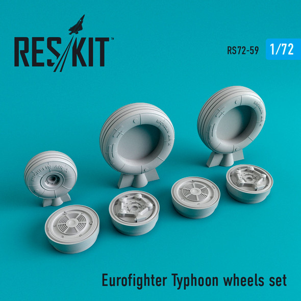 Res/Kit 1/72 Scale EuroFighter Typhoon Wheel Set