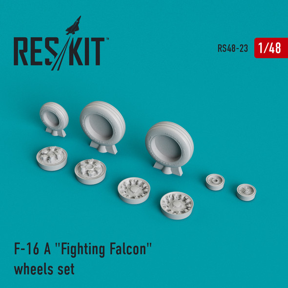 Res/Kit 1/48 Scale F-16 A Fighting Falcon Wheel Set