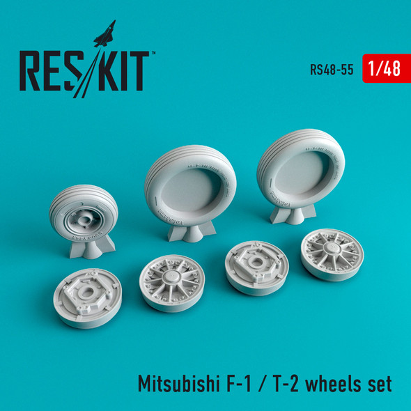 Res/Kit 1/48 Scale Mitsubishi F-1 / T-2 Wheel Set