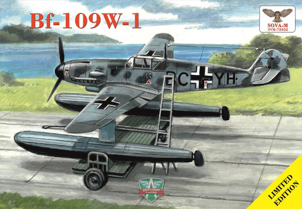 Sova-M 1/72 Messerschmitt Bf.109 W-1 with Trolley