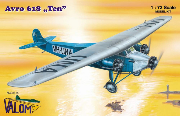 Valom 1/72 Scale Avro 618 'Ten' Model Kit