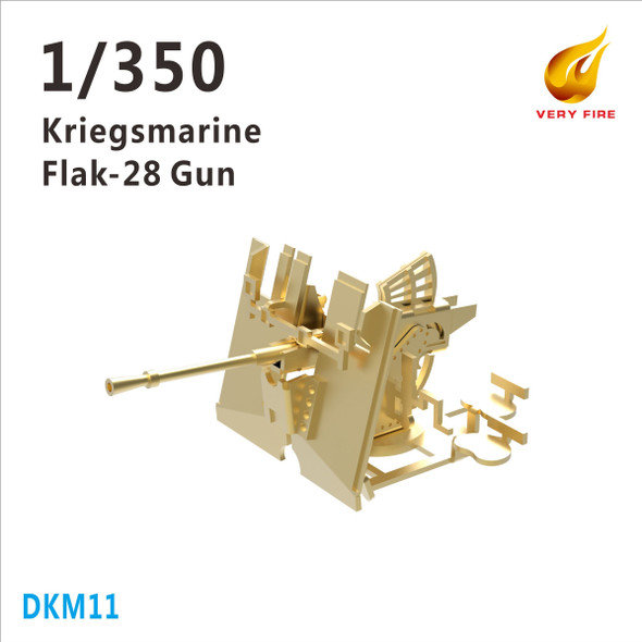 Very Fire 1/350 Scale DKM Kriegsmarine Flak-28 AA Guns Upgrade Kit