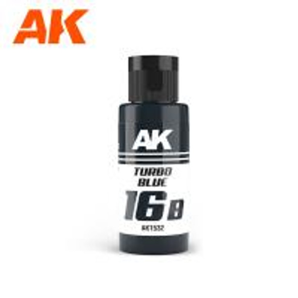 AK Interactive Dual Exo Acrylics - 16B Turbo Blue 60ml