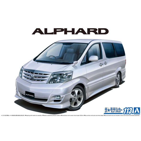 Aoshima 1/24 Scale Toyota NH10W Alphard G/V MS/AS '05 Model Kit