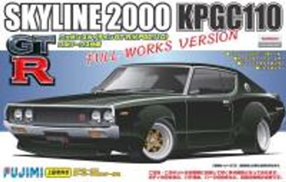 Fujimi 1/24 Scale Nissan Skyline 2000 GT-R KPGC110 Full Works Model Kit