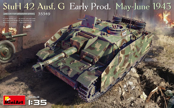 MiniArt 1/35 Scale StuH 42 Ausf.G Early Production May-June 1943 Model Kit