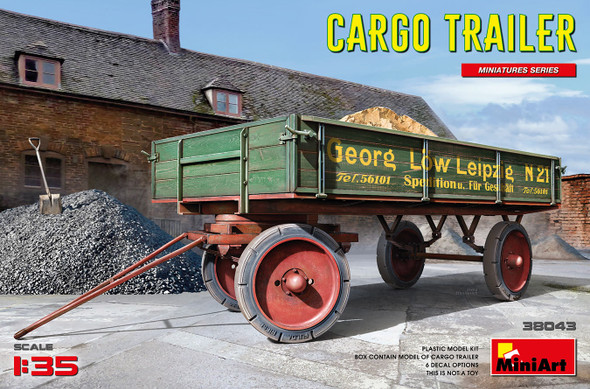 MiniArt 1/35 Scale Cargo Trailer Model Kit