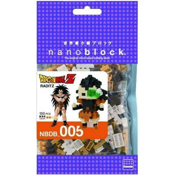 Nanoblock Character Collection Series Dragon Ball Z Raditz Building Block Figure