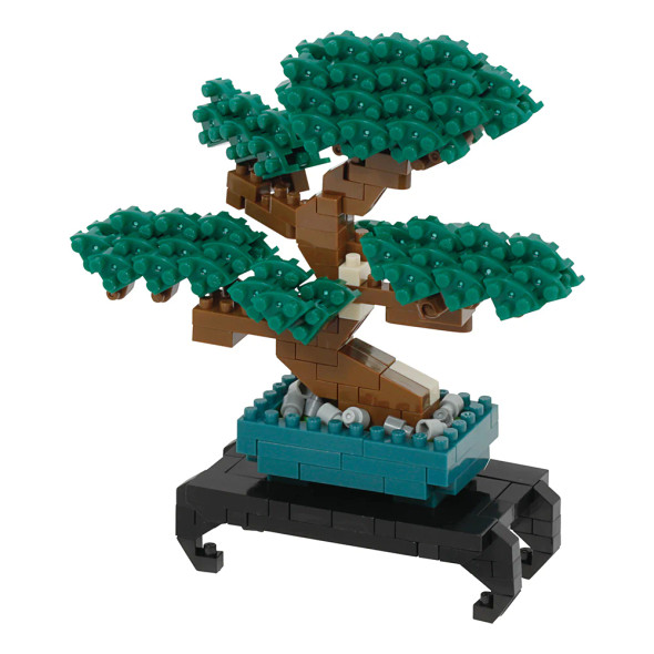 Nanoblock Sights to See Series Culture Bonsai Pine Building Block Figure