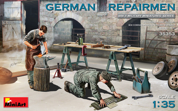 MiniArt 1/35 Scale German Repairmen Model Kit
