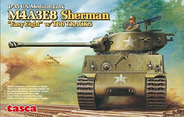 Asuka 1/35 M4A3E8 Sherman Easy Eight w/ T66 Tracks