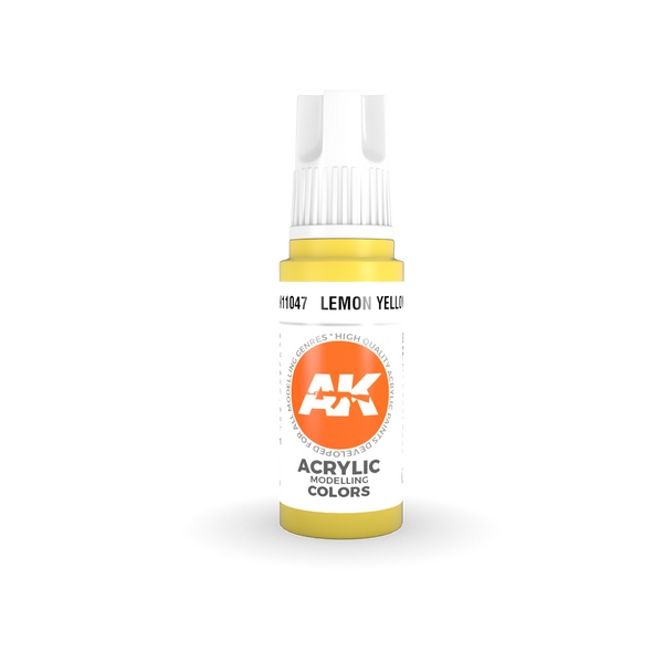 AK Interactive 3G Acrylics - Lemon Yellow 17ml