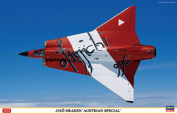 Hasegawa 1/48 Scale J350 Draken Austrian Special Model Kit