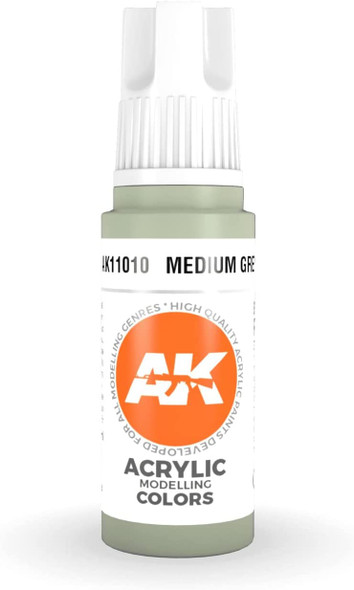 AK Interactive 3G Acrylics - Medium Grey 17ml