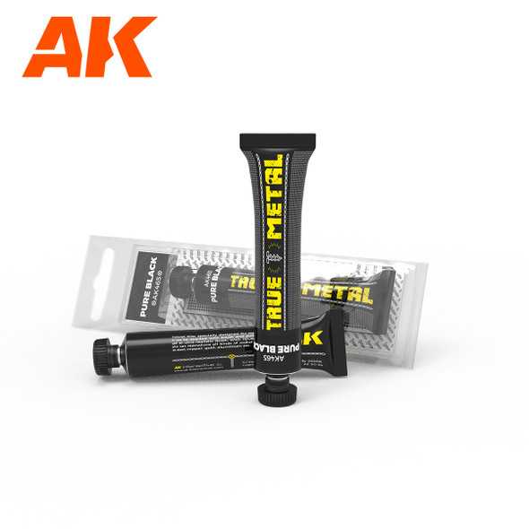 AK Interactive Waxes - True Metal - Pure Black 20 ml