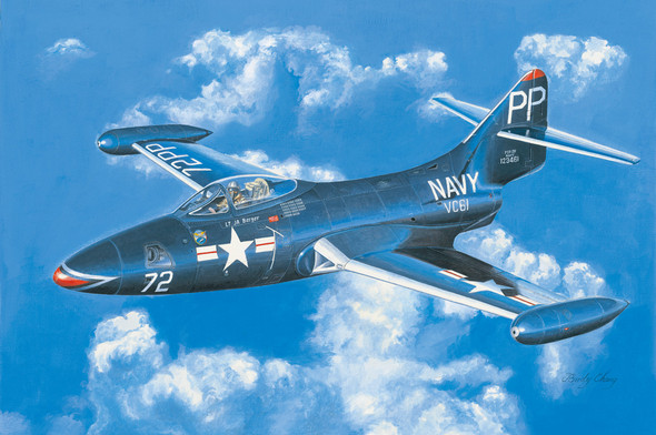 Hobby Boss 1/72 Scale F9F-2P Panther Model Kit