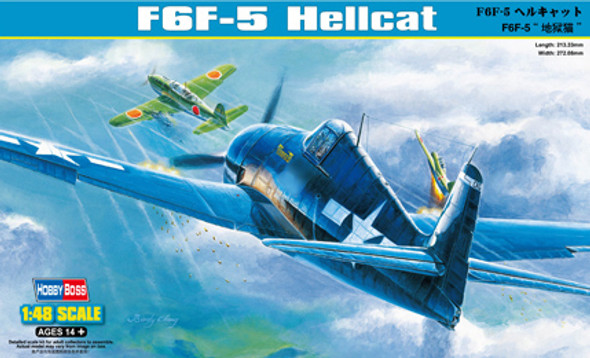 Hobby Boss 1/48 Scale F6F-5 Hellcat Model Kit