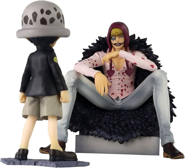 Megahouse One Piece Series Corazon & Law (Repeat) Limited Edition Portrait Of Pirates Figure