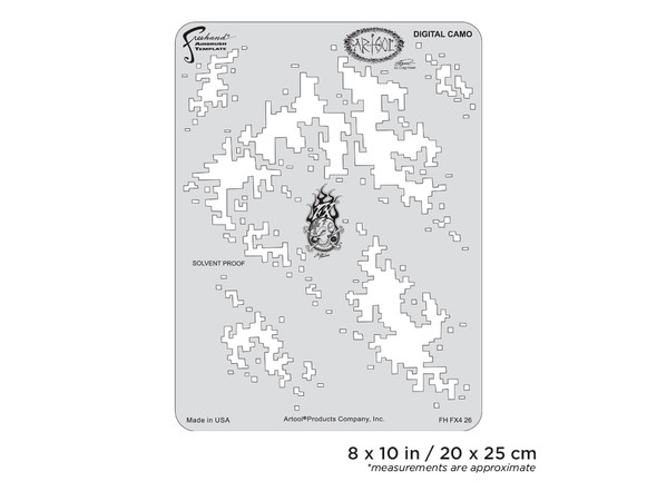 Artool H Stencil Freehand Airbrush Template by Craig Fraser