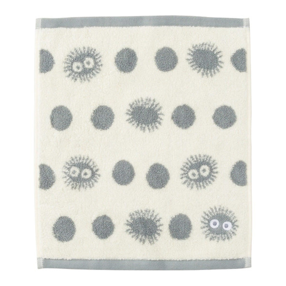 Marushin Studio Ghibli Silhouette Towel Series Soot Sprite - (Wash Towel) 'My Neighbor Totoro', Size: 13" x 14.17"