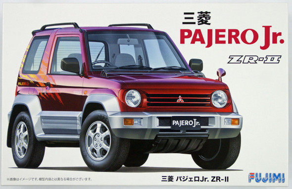 Fujimi 1/24 Scale Mitsubishi Pajero Jr ZR-II with Window Frame Masking Model Kit